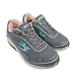 GDefy By Gravity Defyer Womens Gray Mighty Walk Athletic Running Shoes Size 10